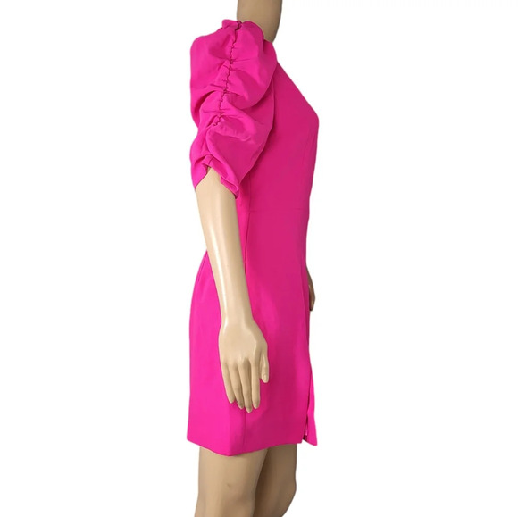Barton Dress in Hot Pink Amanda Uprichard - Picture 3 of 4